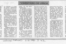 "Vecina amable"  [artículo] Antonio Rojas Gómez.