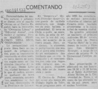 Comentando  [artículo].