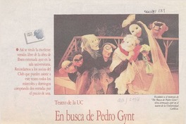 En busca de Pedro Gynt  [artículo].
