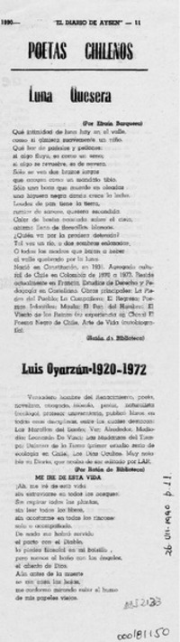 Poetas chilenos  [artículo] Ratón de biblioteca.