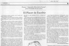 El placer de escribir