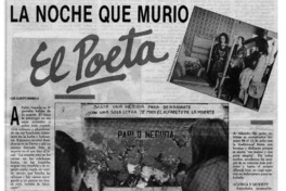 La noche que murió el poeta