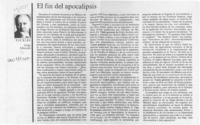 El fin del apocalipsis  [artículo] Jorge Edwards.
