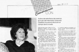 Carmen Orrego  [artículo] Ivonne Collinet.