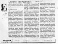 Los viejos y los vejestorios  [artículo] Jorge Edwards.