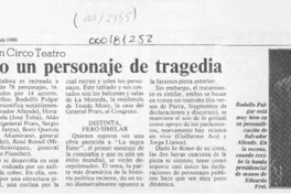 Allende como un personaje de tragedia  [artículo].
