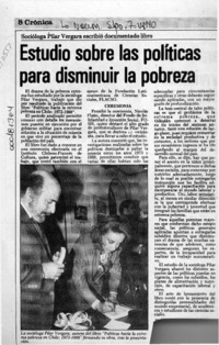 Estudio sobre las políticas para disminuir la pobreza  [artículo].