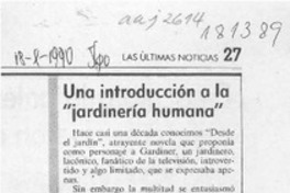 Una Introducción a la "jardinería humana"
