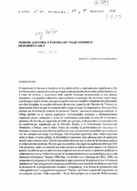 Terror, alegoría y parodia en "Viaje terrible" de Roberto Arlt  [artículo] María de las Nieves Alonso Martínez.