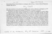 "Gabriela Mistral en Antofagasta"  [artículo] Erika Cortés Basáez.