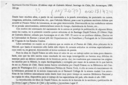 "El último viaje de Gabriela Mistral"  [artículo] Ana María Cuneo.