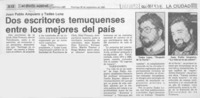 Dos escritores temuquenses entre los mejores del país  [artículo].