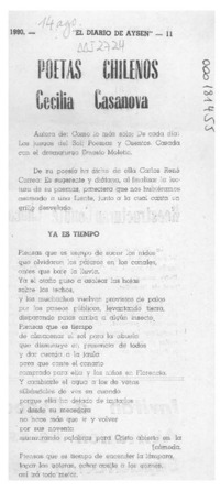 Cecilia Casanova  [artículo].