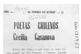 Cecilia Casanova  [artículo].