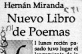 Nuevo libro de poemas  [artículo].