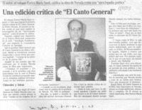 Una Edición crítica de "El canto general"