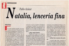 Natalia, lencería fina