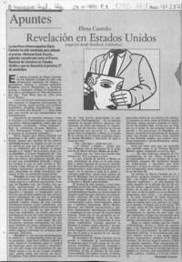 Elena Castedo, revelación en Estados Unidos