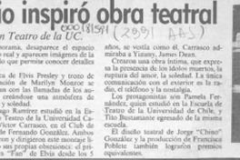 Espacio de radio inspiró obra teatral  [artículo].