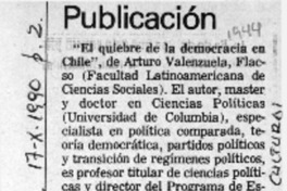 Publicación  [artículo].