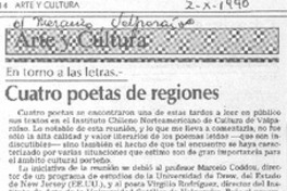 Cuatro poetas de regiones