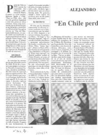 Alejandro Jodorowsky "En Chile perdí mi virginidad" : [entrevista]