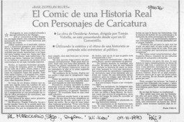 El comic de una historia real con personajes de caricatura  [artículo] Paula Véliz G.