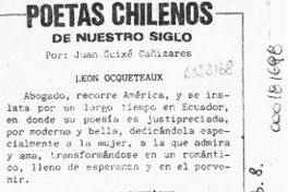 Poetas chilenos de nuestro siglo  [artículo] Juan Guixé Cañizares.