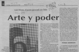 Arte y poder  [artículo] Virginia Vidal.