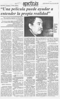 "Una película puede ayudar a entender la propia realidad"  [artículo] Carmen Imperatore.