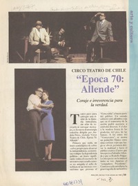 "Epoca 70, Allende"  [artículo] Virginia Vidal.
