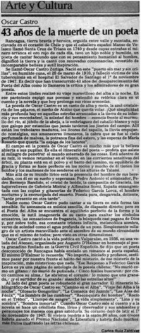 43 años de la muerte de un poeta