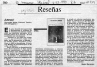 Eutanasia?  [artículo] Miguel Burmester.