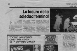 La locura de la soledad terminal  [artículo] Carmen Rodríguez.