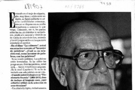 "No he hecho pacto con el demonio -- todavía"  [artículo] Ana María Larraín.