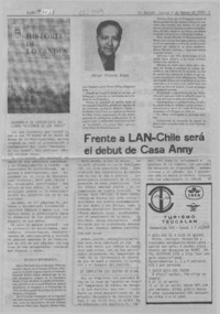 Ceremonia de lanzamiento del libro "Historia de Los Andes"  [artículo].