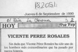Vicente Pérez Rosales  [artículo] Fap.