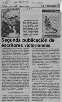 Segunda publicación de escritores victorienses  [artículo].