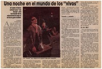 Una noche en el mundo de los "vivos"