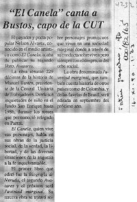 "El Canela" canta a Bustos, capo de la CUT  [artículo].