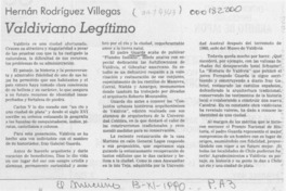 Valdiviano legítimo