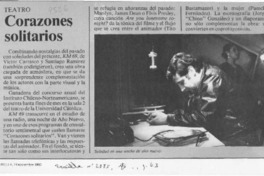 Corazones solitarios  [artículo].