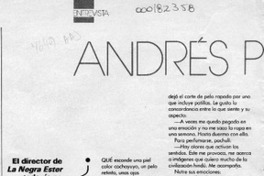 Andrés Pérez  [artículo] Olga Araya C.