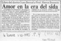 Amor en la era del sida  [artículo].