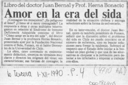 Amor en la era del sida  [artículo].