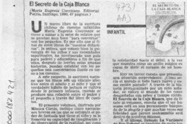 El secreto de la caja blanca  [artículo] Manuel Peña Muñoz.