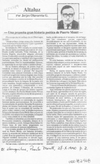 Altaluz  [artículo] Jerjes Olavarría G.