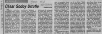 César Godoy Urrutia  [artículo] Teodoberto Rojas.