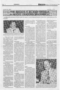 "VII región y el país entran a nuevo período histórico"  [artículo].