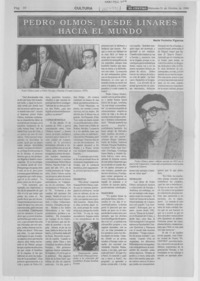 Pedro Olmos, desde Linares hacia el mundo